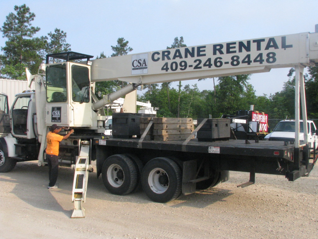 County Sign and Awning Beaumont crane rental
