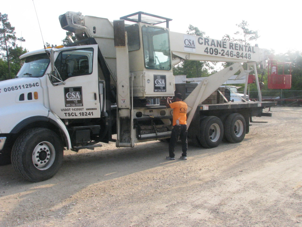 County Sign and Awning - Crane Rental Beaumont Tx