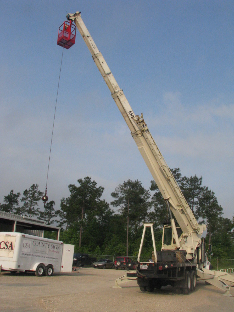 County Sign and Awning - Crane Rental SETX