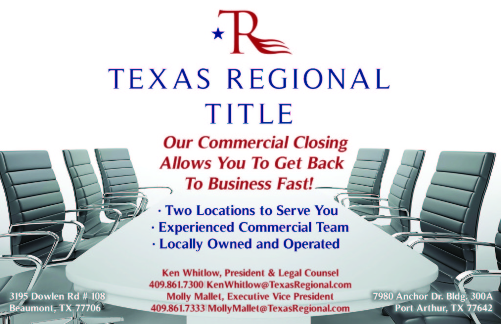 Texas Regional Title, Commercial Closings Beaumont Tx, real estate closing Beaumont TX, SETX title company, title company Golden Triangle TX