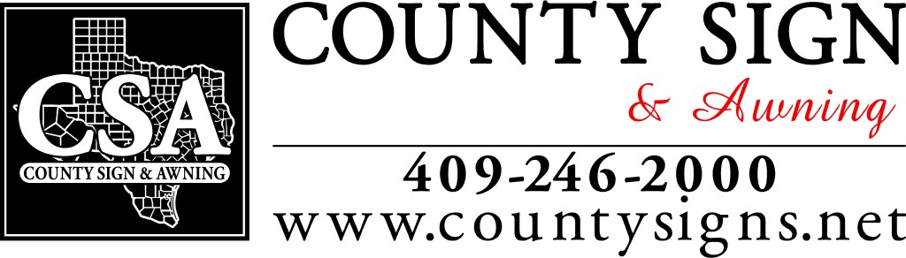 County Sign Logo Commercial Signs SETX