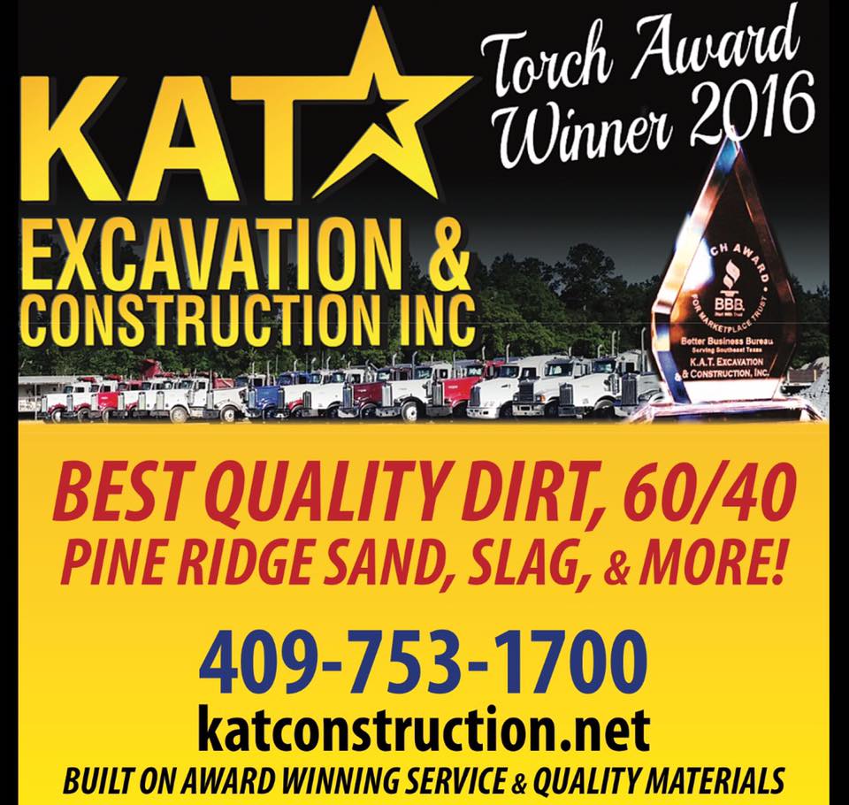 KAT Construction Pine Ridge Sand Southeast Texas