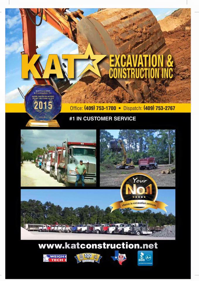 KAT Excavation and Construction, Tank Pad Contractor Southeast Texas, Oilfield Services Southeast Texas, Oilfield Contractor Beaumont Tx, Pine Ridge Sand Southeast Texas, Torch Awards Beaumont TX, BBB Torch Award Southeast Texas,