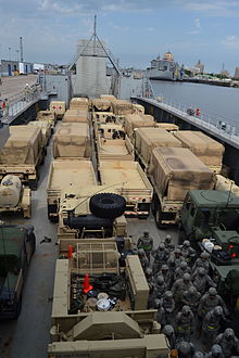 Port of Beaumont Army transport