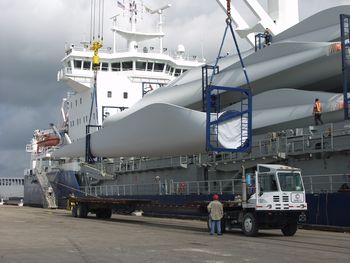 wind turbines Texas, wind turbines Southeast Texas, wind turbines Port of Beaumont, imports Port of Beaumont, Port of Beaumont