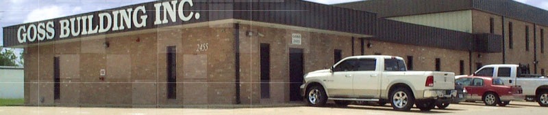 Goss Building Inc., General Contractor Beaumont TX, Contractors Port Arthur, General Contractor Orange TX, Mid County General Contractor, SETX Design Build Contractor`
