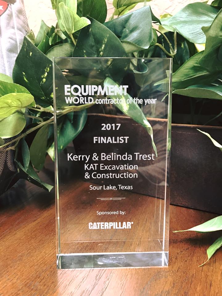 award KAT Excavation & Construction, KAT Excavation & Construction Jasper, oilfield contractor Beaumont, pipeline contractor Southeast Texas, SETX oilfield contractors